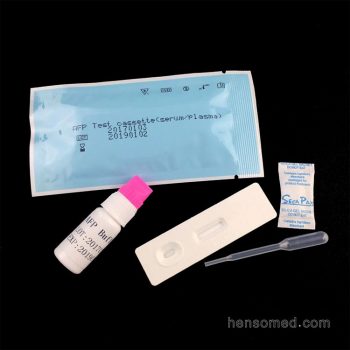 Alpha fetoprotein test cassette card device