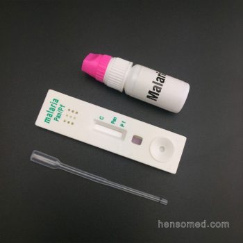 Malaria Pf Pan whole blood test cassette kit