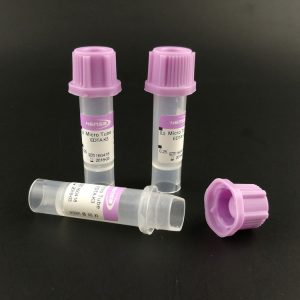 lavender top micro EDTA capillary blood collection tube microtainer type