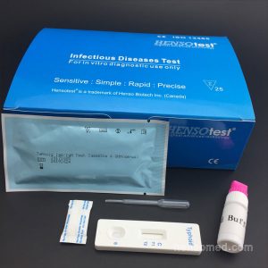 Typhoid IgG IgM Blood test cassette kit