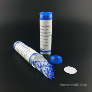Glass micro hematocrit capillary tubes plain non heparinized blue top