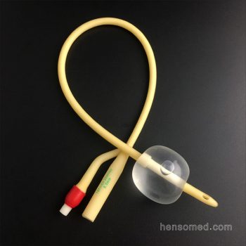 2-way Latex Foley Catheter Hard Plastic Valve