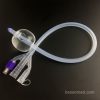 3 way 100% silicone foley catheter