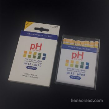 Urine PH Test Strip 4.5-9.0 box of 100
