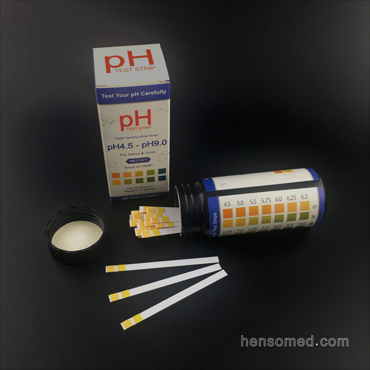150 Strips bottled ph test paper range ph 4.5-9.0 for urine & saliva indicatorPD 