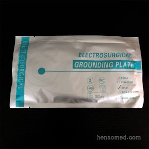 Electrosurgical grouding plate
