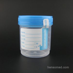 Urine container 90ml with sealed label